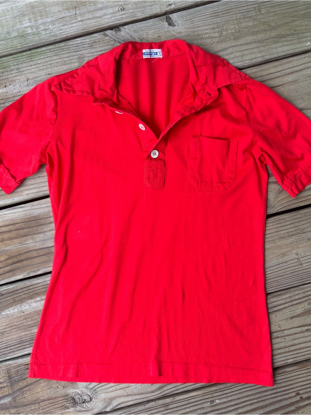 VTG ‘70s Cagi Italian Polo Shirt